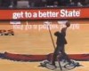 VIDEO: Incredible half-court basketball shot