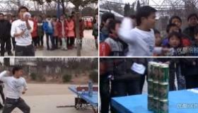 VIDEO: Chinese ‘ninja’ slices aluminium cans with playing cards