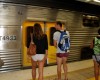 PHOTOS: Commuters strip down to their underwear for ‘No Pants Day’
