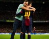 PHOTO: Fan invades pitch to hug Lionel Messi