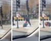 VIDEO: Cop caught on camera fighting clown on street corner
